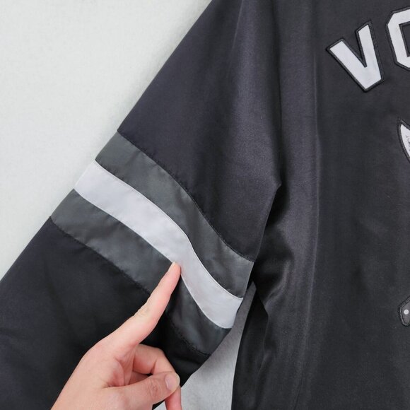 Friday The 13th Jacket Mens Small Black Bomber Jason Voorhees F13 Halloween - Picture 14 of 15